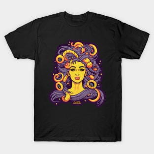 Plastic Macaroni Boho Trippy Hippy Fettuccine T-Shirt